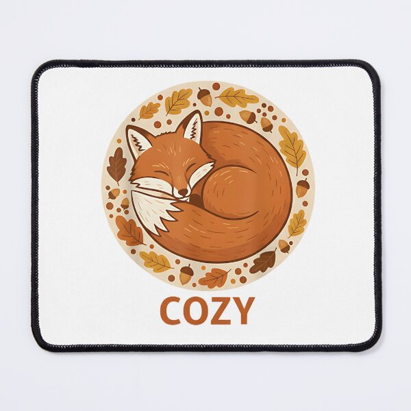 Item preview, Cute Cozy Fox T-shirt – Autumn Fall Animal Design for Nature Lovers designed and sold by Print Era.