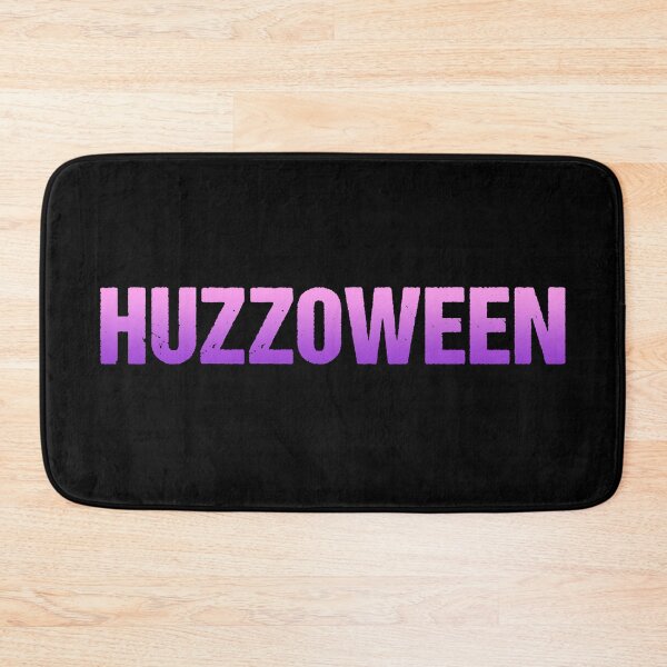 Item preview, Huzzoween, Pink and Violet Funny Halloween Quotes designed and sold by Memes N Lore .