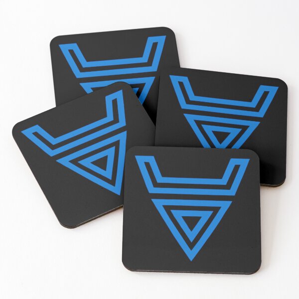 Item preview, Veles Sign Blue - Slavic Symbol of Magic and Protection designed and sold by Myth-LegendArt.