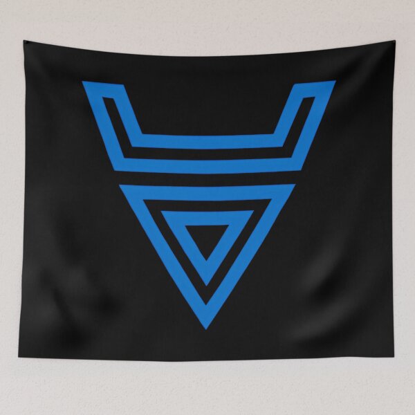 Item preview, Veles Sign Blue - Slavic Symbol of Magic and Protection designed and sold by Myth-LegendArt.
