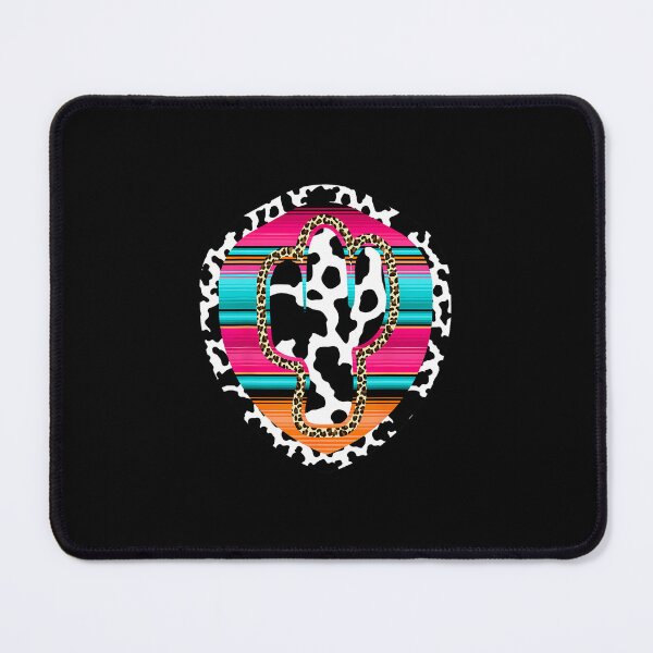 Item preview, Western Cow Cactus Leopard Cheetha Serape Turquoise pink 		 designed and sold by iybrnfmg61.