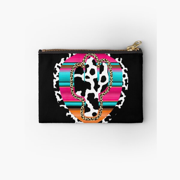 Item preview, Western Cow Cactus Leopard Cheetha Serape Turquoise pink 		 designed and sold by iybrnfmg61.