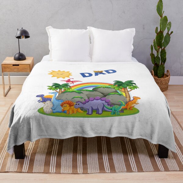 Item preview, Cute Dino Family with Rainbow | Fun Dad Gift designed and sold by BushraDesgin.
