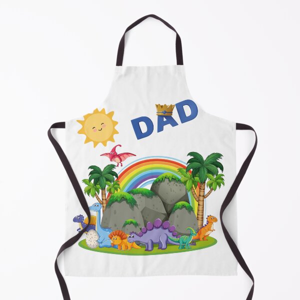 Item preview, Cute Dino Family with Rainbow | Fun Dad Gift designed and sold by BushraDesgin.
