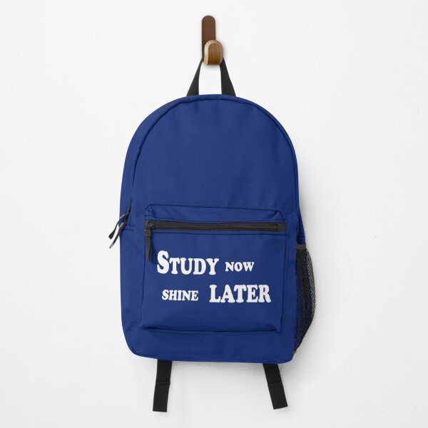 Item preview, Study Now, Shine Later – Student Motivation Quote Design designed and sold by ArtNestVerse.