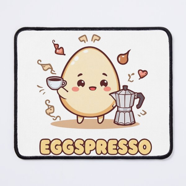 Item preview, Eggspresso Cartoon | Kawaii Coffee Egg designed and sold by Mr.Egg Shop.