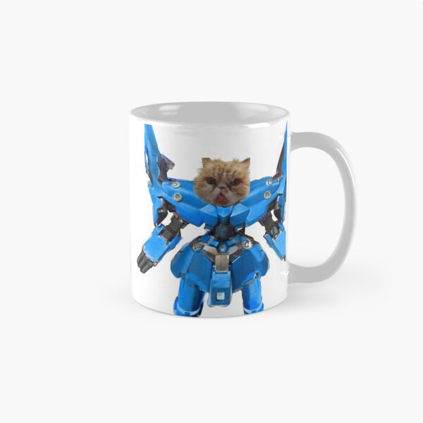 Item preview, My cat in a blue mech suit T-shirt design designed and sold by SamiVaporStudio.