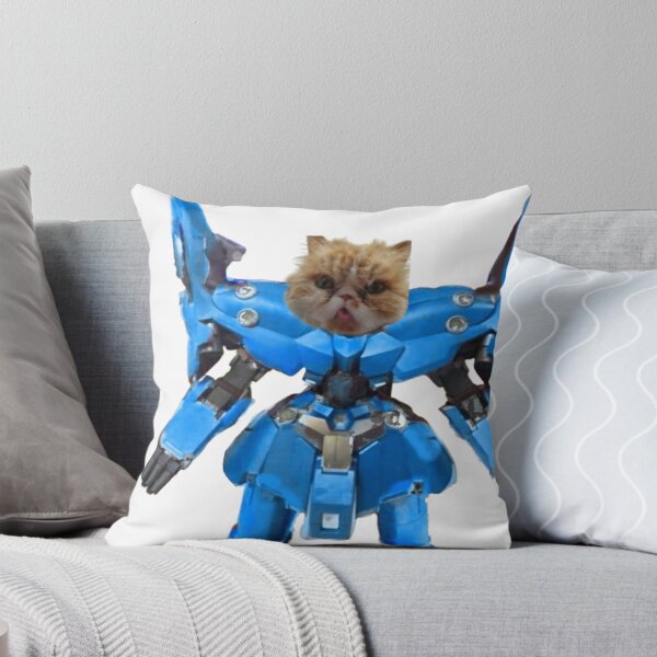 Item preview, My cat in a blue mech suit T-shirt design designed and sold by SamiVaporStudio.
