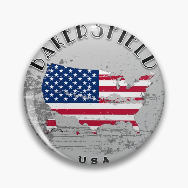 Item preview, Bakersfield United States of America Flag Worn  designed and sold by World Designs.