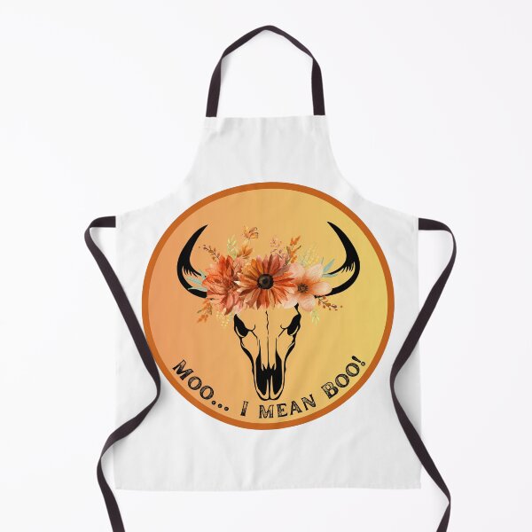 Item preview, Moo... I mean Boo! Cow Skull designed and sold by Seeshellspace Designs.