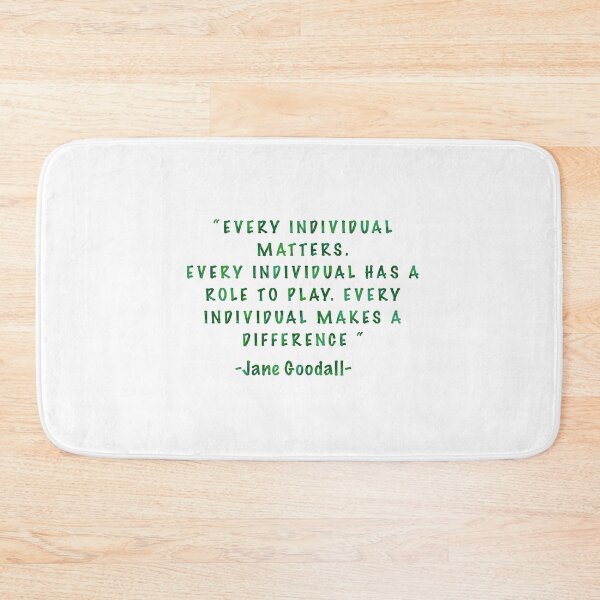 Item preview, Jane Goodall quote designed and sold by JessCarrsArt.