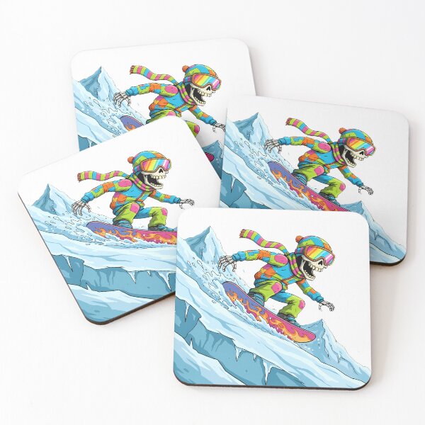 Item preview,  Cool Skeleton Snowboarding – Extreme Sports Cartoon Design designed and sold by hn79.
