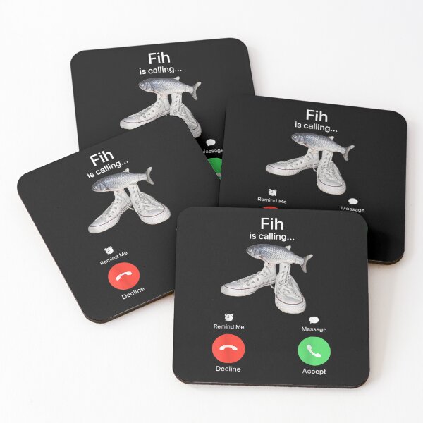 Item preview, Fih Calling Remind me Message Decline Accept Phone Call Fish designed and sold by BASKF.