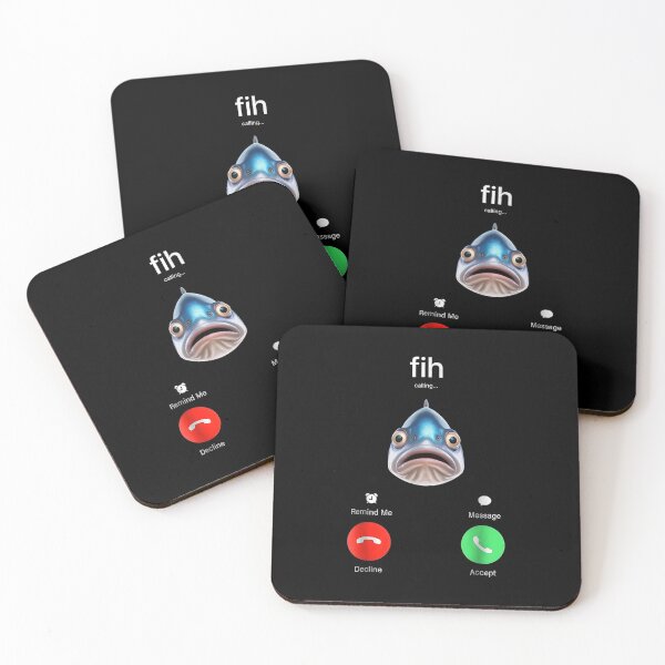 Item preview, Fih Calling Remind me Message Decline Accept Phone Call Fish designed and sold by BASKF.