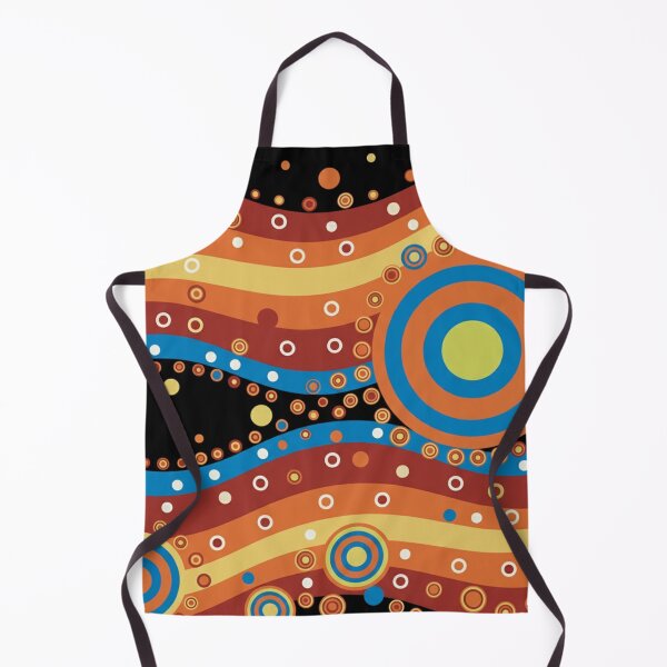 Item preview, Vibrant Concentric Waves — Psychedelic Abstract Pattern with Bold Rings & Retro Style Colors - First Nations Peoples designed and sold by AnTartstudios.
