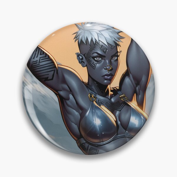 Item preview, Dark Elf Warrior woman with sword fantasy art illustration designed and sold by Vintage Designs +.