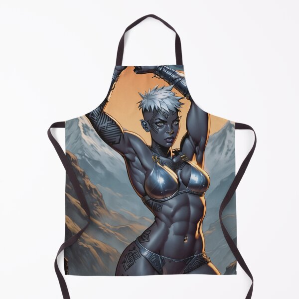 Item preview, Dark Elf Warrior woman with sword fantasy art illustration designed and sold by Vintage Designs +.