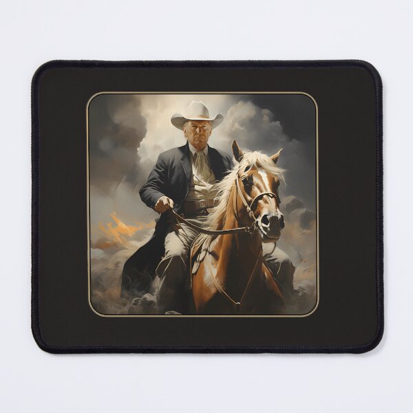 Item preview, Trump Cowboy Riding Horse Western Trump 2024 Republican designed and sold by RudolpGulgowski.