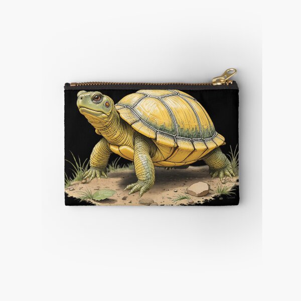 Item preview, River Cooter Turtle – Hand-Drawn Colored Pencil Illustration | Eco Friendly Wildlife Art Gift designed and sold by BloomStudio1.