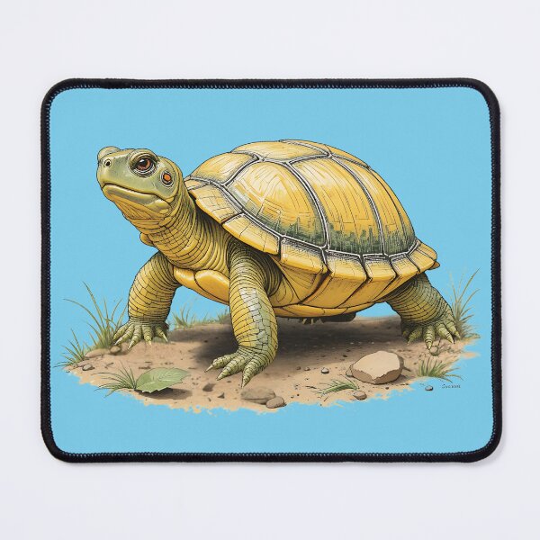 Item preview, River Cooter Turtle – Hand-Drawn Colored Pencil Illustration | Eco Friendly Wildlife Art Gift designed and sold by BloomStudio1.