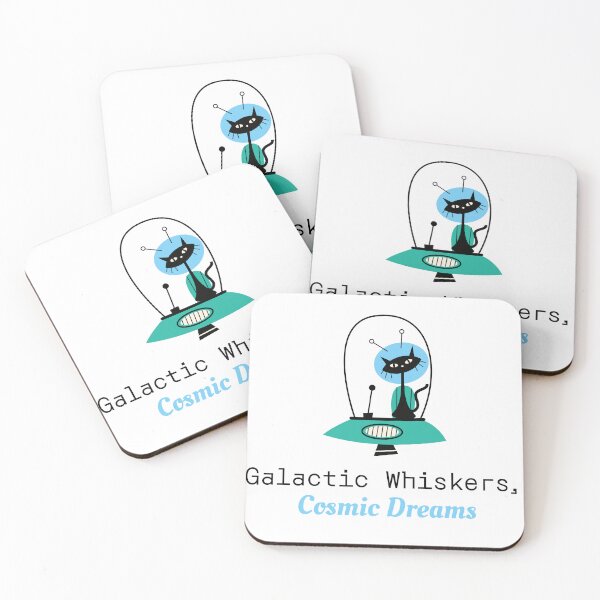 Item preview, Galactic Whiskers, Cosmic Dreams – Minimalist Quote Design designed and sold by TheKnottedReed.