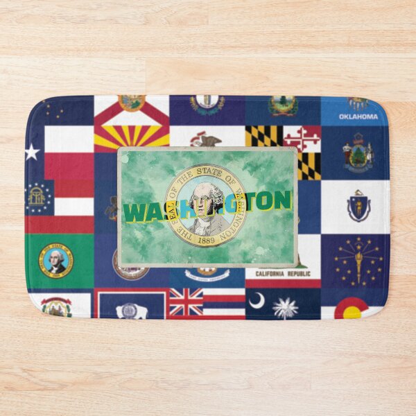 Item preview, Washington State vintage style retro souvenir designed and sold by DeveloperProp0.