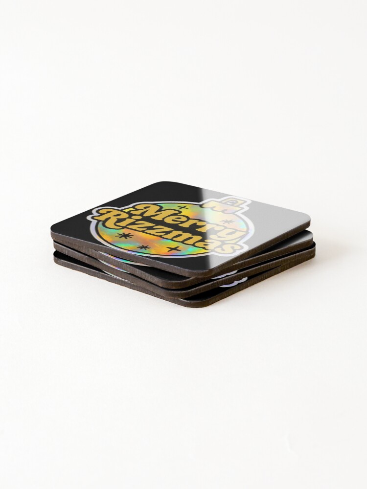 Thumbnail 4 of 5, Coasters (Set of 4), Merry Rizzmas designed and sold by Raluk.