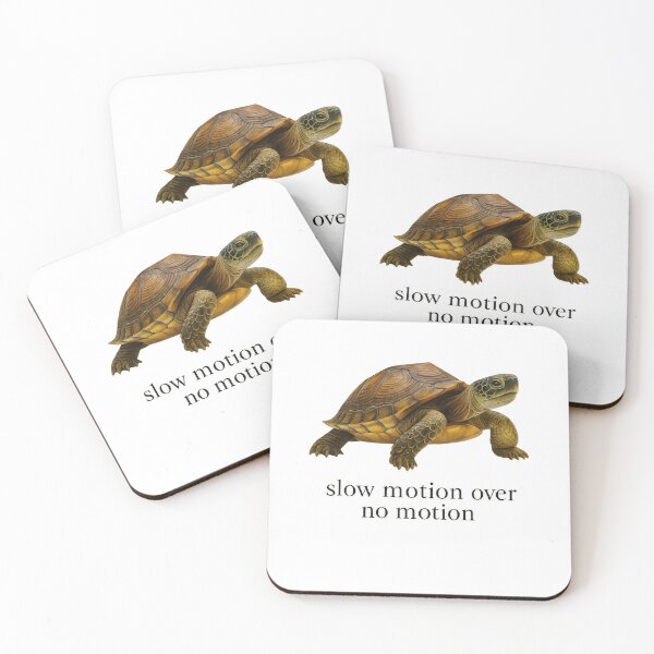 Item preview, Slow Motion Over No Motion Turtle Motivation Design designed and sold by margamPagenberg.
