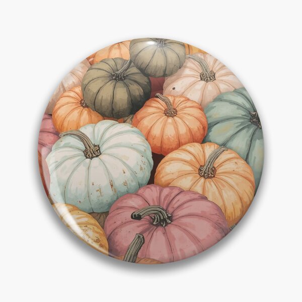 Item preview, Autumn Pastel Pumpkins Pattern designed and sold by KikaDP.