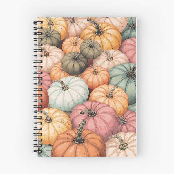 Item preview, Autumn Pastel Pumpkins Pattern designed and sold by KikaDP.