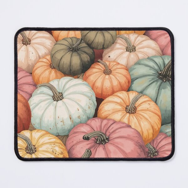 Item preview, Autumn Pastel Pumpkins Pattern designed and sold by KikaDP.