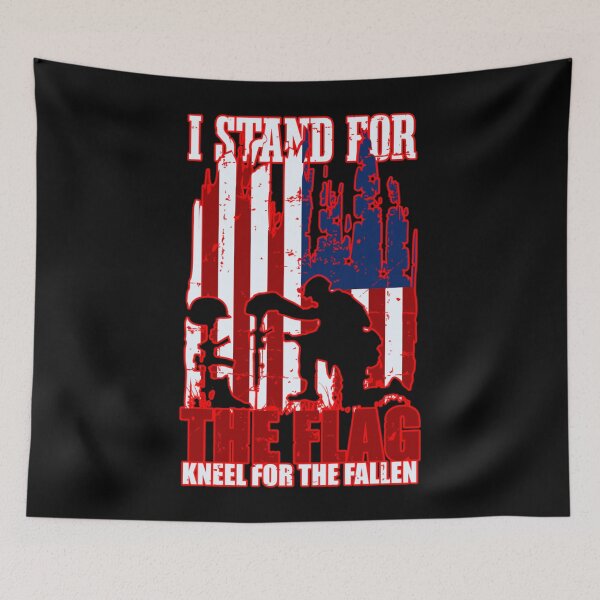 Item preview, I stand for the flag and kneel for the dead designed and sold by MargareteHomeni.