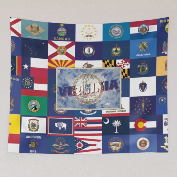Item preview, Virginia vintage style retro souvenir designed and sold by DeveloperProp0.