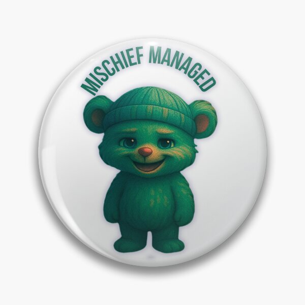 Item preview, Playful Teddy Bear – Mischief Managed designed and sold by D-T-Official.
