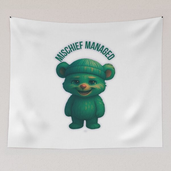 Item preview, Playful Teddy Bear – Mischief Managed designed and sold by D-T-Official.