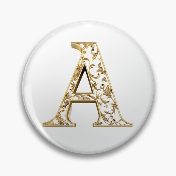 Artikelvorschau, Floraler Buchstabe A – Elegantes Monogramm-Design entworfen und verkauft von Happyfreedom.