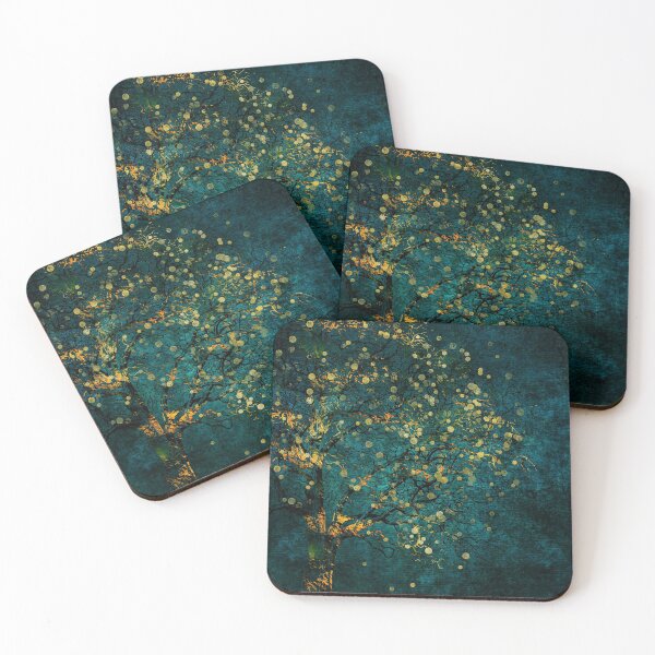 Item preview, Abstract Night Tree Digital Art designed and sold by Nartissima.