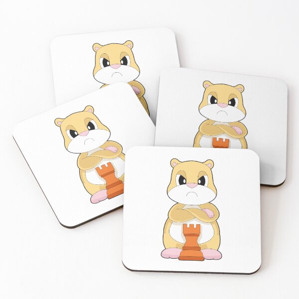 Artikelvorschau, Hamster Schachfigur König Schach entworfen und verkauft von Snabdesign84.
