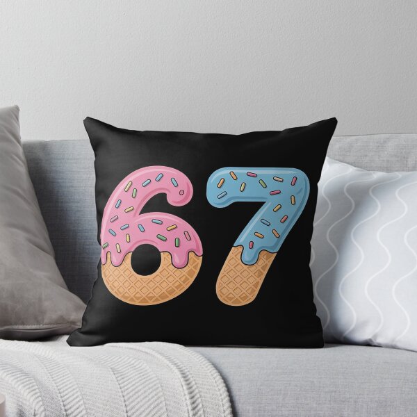 Item preview, 67 Ice Cream Drip Meme Six Seven Gen Alpha Slang, Ice Cream Sprinkles Number 67 designed and sold by BLZART.