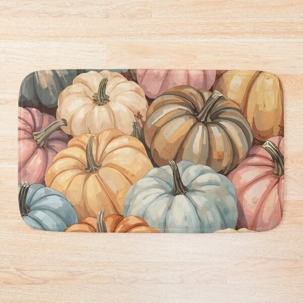 Item preview, Pastel Pumpkin Patch Pattern designed and sold by KikaDP.
