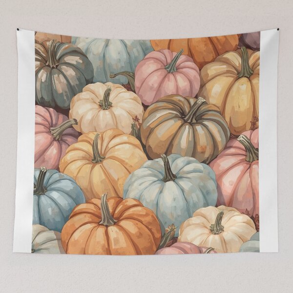 Item preview, Pastel Pumpkin Patch Pattern designed and sold by KikaDP.