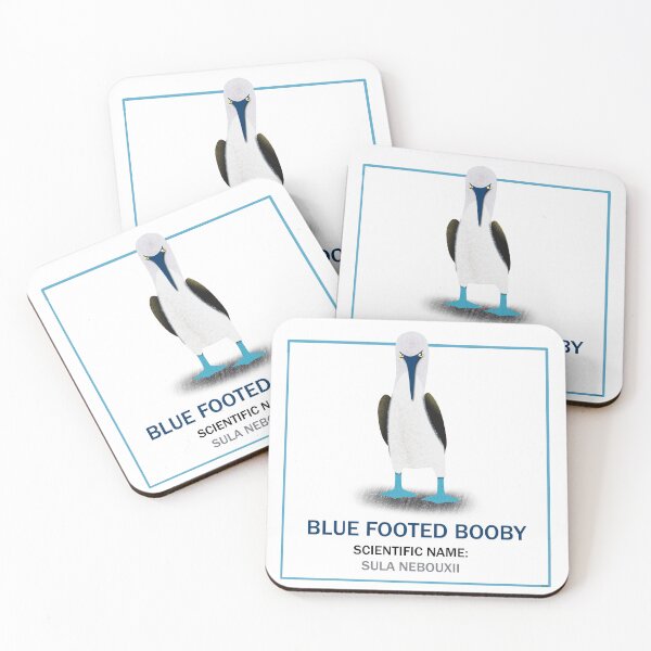 Item preview, Blue Footed Booby - Fowl Words Series designed and sold by Adrienne Price Art.