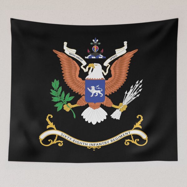Item preview, Army - Regimental Colors - 68th Infantry Regiment  - WITH GREAT SPEED X 300 designed and sold by Military Insignia Products.