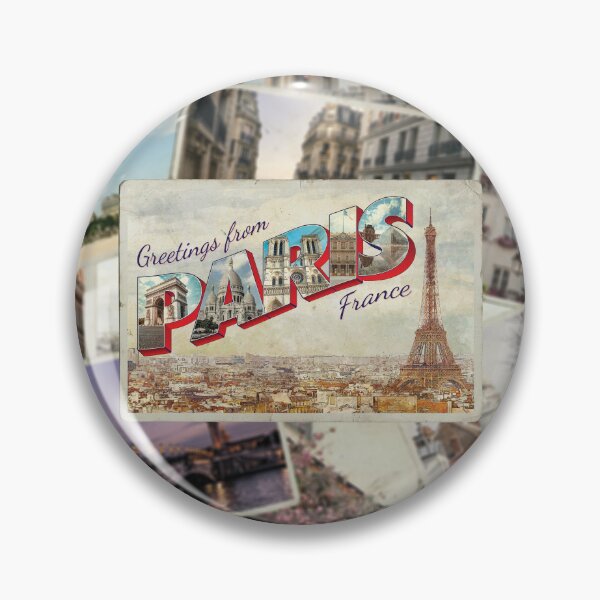 Item preview, Saludos desde París en Francia Recuerdo retro de estilo vintage designed and sold by DeveloperProp0.