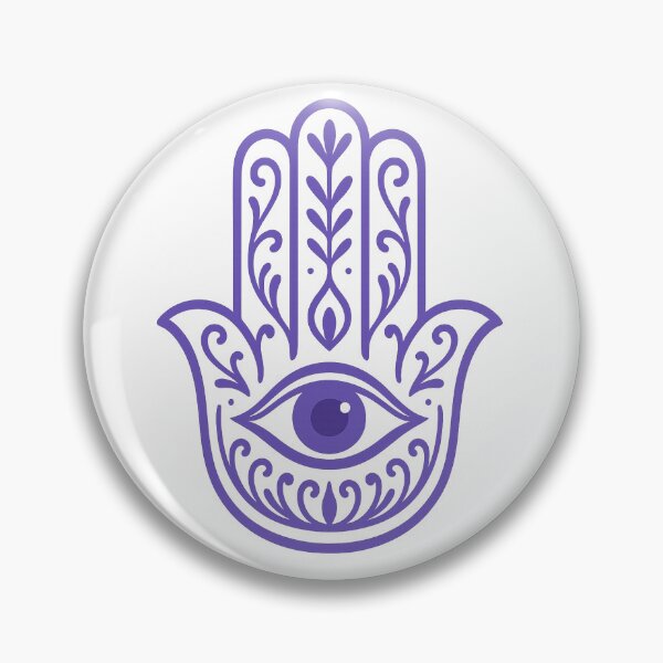 Item preview, Hamsa hand purple designed and sold by AKDeal.