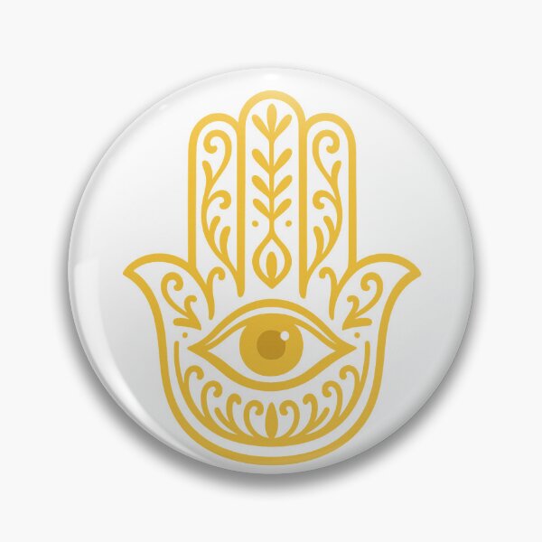 Item preview, Hamsa hand yellow designed and sold by AKDeal.
