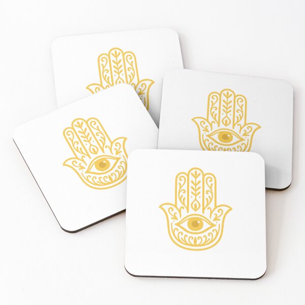Item preview, Hamsa hand yellow designed and sold by AKDeal.
