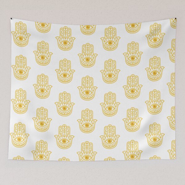 Item preview, Hamsa hand yellow designed and sold by AKDeal.
