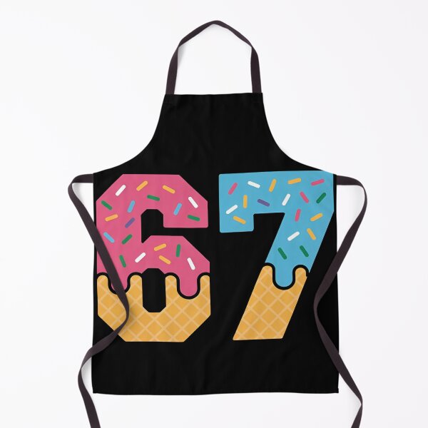 Item preview, 67 Ice Cream Drip Meme Six Seven Gen Alpha Slang, Ice Cream Sprinkles Number 67 designed and sold by BLZART.