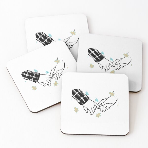 Item preview, Heartstopper - Nick and Charlie comic - touching of fingers   designed and sold by kusumeoria.